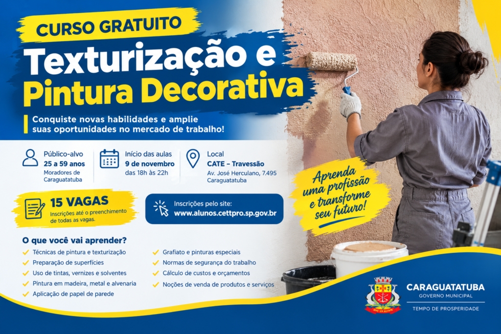 Curso Gratuito de Pintura Decorativa
